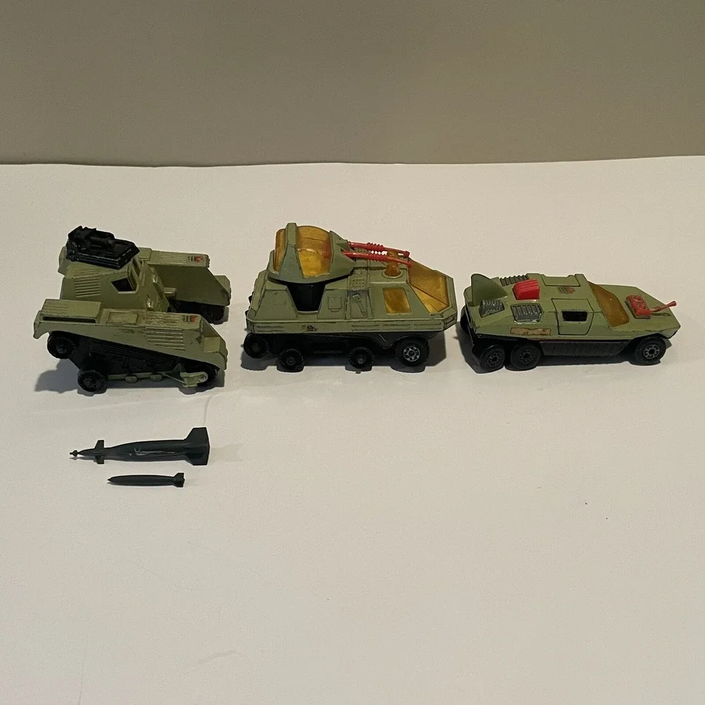 1977 Matchbox Battle‎ Kings Lot Of 3 Vehicles  England Parts/Repair